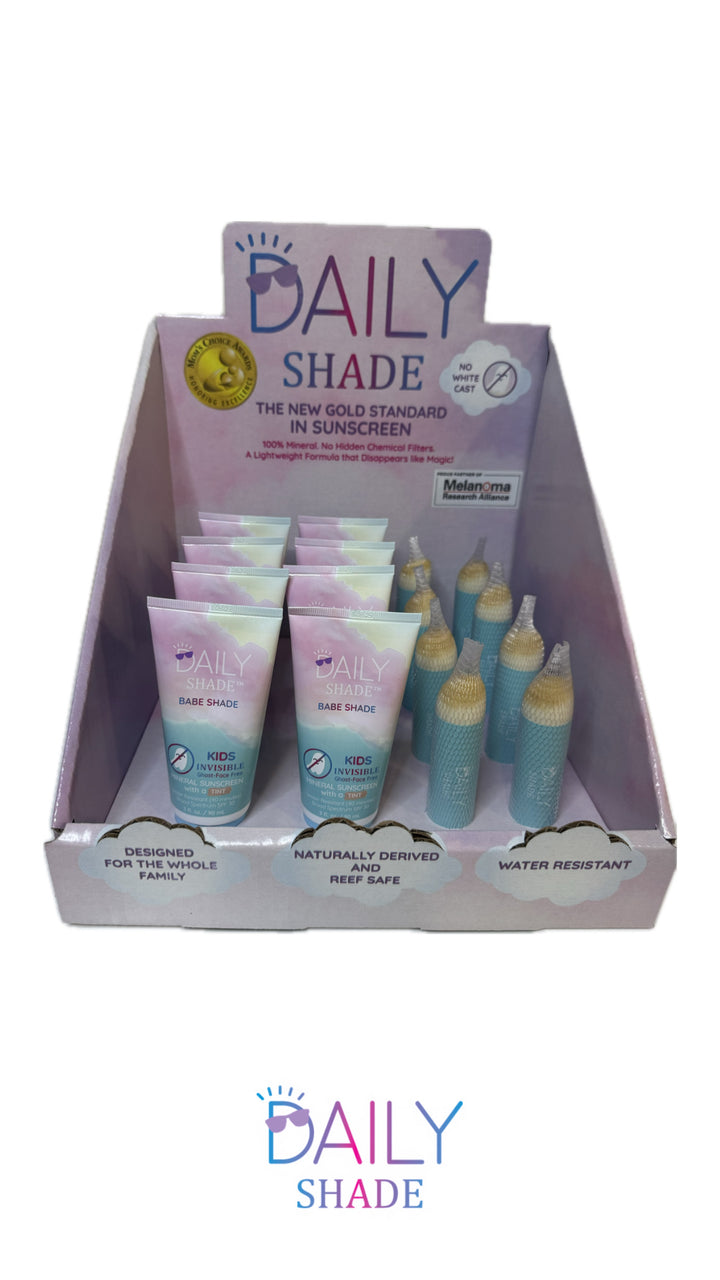 End Cap Display Half Bottle Half Brushes